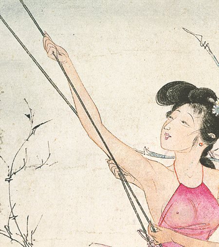 乐安-胡也佛的仕女画和最知名的金瓶梅秘戏图